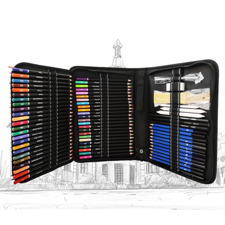 Sketch Color Pencil Set Art Student Drawing Kit, 51pcs/set, 71pcs/set