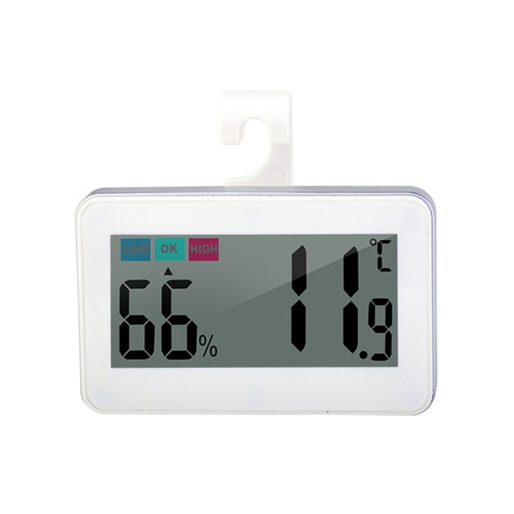 HT-6S Indoor Electron Temperature And Humidity Color Digital Display Mini Home Thermometer, Temperature And Humidity White, Temperature And Humidity Black Temperature And Humidity White White