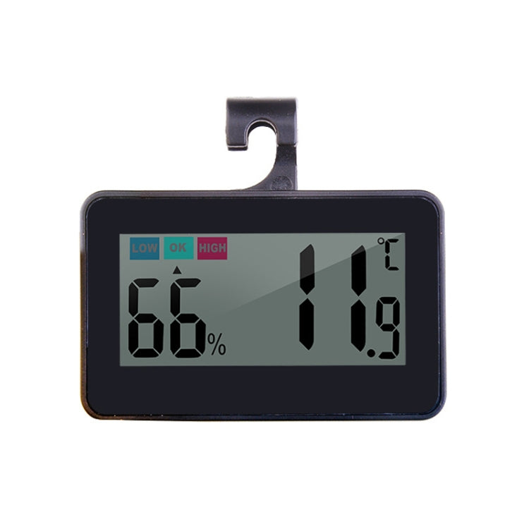 HT-6S Indoor Electron Temperature And Humidity Color Digital Display Mini Home Thermometer, Temperature And Humidity White, Temperature And Humidity Black Temperature And Humidity Black Black