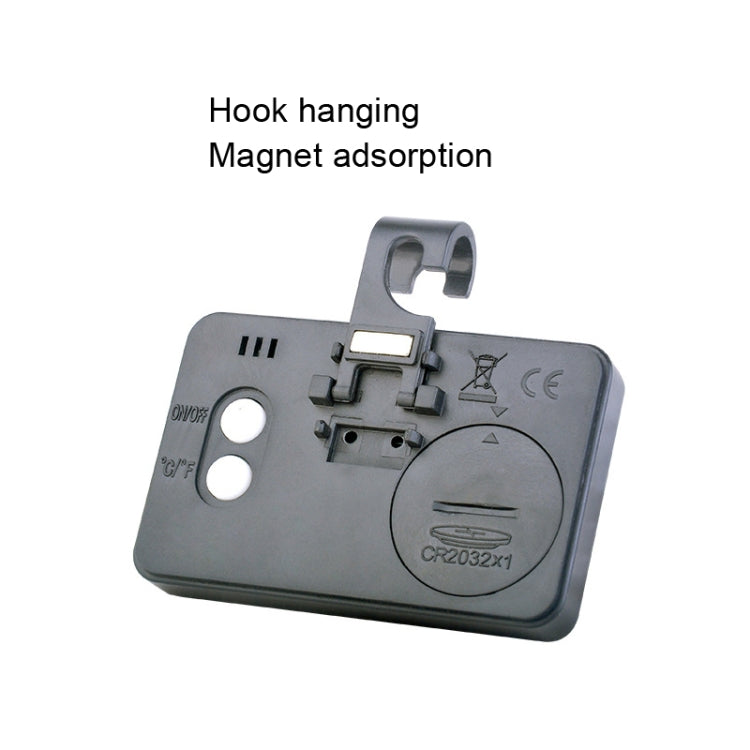 HT-6S Indoor Electron Temperature And Humidity Color Digital Display Mini Home Thermometer, Temperature And Humidity White, Temperature And Humidity Black