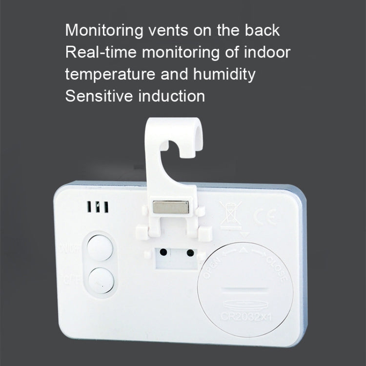 HT-6S Indoor Electron Temperature And Humidity Color Digital Display Mini Home Thermometer, Temperature And Humidity White, Temperature And Humidity Black