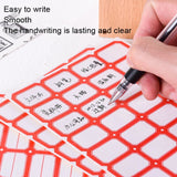 2 Bags Handwritten Self-adhesive Small Label Stickers, 4608 Red 50x28mm, 4608 Blue 50x28mm, 4621 Red 26x15mm, 4621 Blue 26x15mm, 4622 Red 28x20mm, 4622 Blue 28x20mm, 4623 Red 28x20mm, 4623 Blue 28x20mm, 4625 Red 37x25mm, 4625 Blue 37x25mm              ...