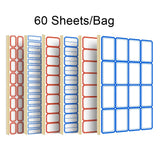 2 Bags Handwritten Self-adhesive Small Label Stickers, 4608 Red 50x28mm, 4608 Blue 50x28mm, 4621 Red 26x15mm, 4621 Blue 26x15mm, 4622 Red 28x20mm, 4622 Blue 28x20mm, 4623 Red 28x20mm, 4623 Blue 28x20mm, 4625 Red 37x25mm, 4625 Blue 37x25mm              ...