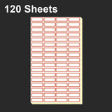 2 Bags Handwritten Self-adhesive Small Label Stickers, 4608 Red 50x28mm, 4608 Blue 50x28mm, 4621 Red 26x15mm, 4621 Blue 26x15mm, 4622 Red 28x20mm, 4622 Blue 28x20mm, 4623 Red 28x20mm, 4623 Blue 28x20mm, 4625 Red 37x25mm, 4625 Blue 37x25mm              ... 4630 Red 30x12mm