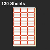 2 Bags Handwritten Self-adhesive Small Label Stickers, 4608 Red 50x28mm, 4608 Blue 50x28mm, 4621 Red 26x15mm, 4621 Blue 26x15mm, 4622 Red 28x20mm, 4622 Blue 28x20mm, 4623 Red 28x20mm, 4623 Blue 28x20mm, 4625 Red 37x25mm, 4625 Blue 37x25mm              ... 4626 Red 37x25mm
