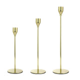 3 PCS / Set Home Decoration Wedding Wrought Iron Candle Holder, Style:, 3 PCS / Set Thick Bottom (Gold), 3 PCS / Set Thick Bottom (Rose Red), 3 PCS / Set Thick Bottom (Silver), 3 PCS / Set Thin Bottom (Black), 3 PCS / Set Thin Bottom (Imitation Gold)  ... 3 PCS Set Thin Bottom (Imitation Gold)