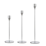 3 PCS / Set Home Decoration Wedding Wrought Iron Candle Holder, Style:, 3 PCS / Set Thin Bottom (Black), 3 PCS / Set Thin Bottom (Imitation Gold), 3 PCS / Set Thin Bottom (Silver), 3 PCS / Set Thin Bottom (Gold), 3 PCS / Set Thick Bottom (Black)       ...