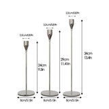 3 PCS / Set Home Decoration Wedding Wrought Iron Candle Holder, Style:, 3 PCS / Set Thick Bottom (Gold), 3 PCS / Set Thick Bottom (Rose Red), 3 PCS / Set Thick Bottom (Silver), 3 PCS / Set Thin Bottom (Black), 3 PCS / Set Thin Bottom (Imitation Gold)  ...