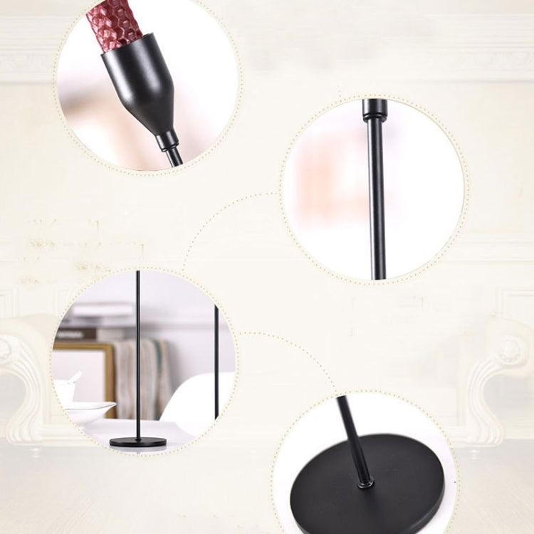 3 PCS / Set Home Decoration Wedding Wrought Iron Candle Holder, Style:, 3 PCS / Set Thick Bottom (Gold), 3 PCS / Set Thick Bottom (Rose Red), 3 PCS / Set Thick Bottom (Silver), 3 PCS / Set Thin Bottom (Black), 3 PCS / Set Thin Bottom (Imitation Gold)  ...