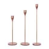 3 PCS / Set Home Decoration Wedding Wrought Iron Candle Holder, Style:, 3 PCS / Set Thin Bottom (Black), 3 PCS / Set Thin Bottom (Imitation Gold), 3 PCS / Set Thin Bottom (Silver), 3 PCS / Set Thin Bottom (Gold), 3 PCS / Set Thick Bottom (Black)       ...