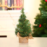 Hemp Bottom Mini Christmas Tree Shopping Mall Window Desktop Decoration, Size:, A-S11 20cm, A-S10 30cm