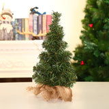 Hemp Bottom Mini Christmas Tree Shopping Mall Window Desktop Decoration, Size:, A-S11 20cm, A-S10 30cm
