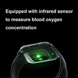QS16Pro 1.69-Inch Health Monitoring Waterproof Smart Watch, Supports Body Temperature Detection, White, Pink, Blue, Black, Silver Gray, Green, Black Steel, Thick Black Steel