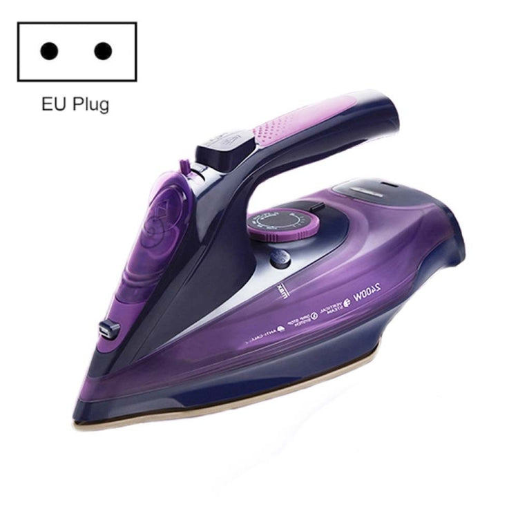 2400W Household Wireless Iron Handheld Steam Iron Garment Steamer,EU Plug, 2400W Purple, 2400W Green 2400W Purple Purple