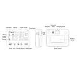 YS-218 Digital Timer 99-Hour Positive Countdown Reminder, Style:, No Vibration, With Vibration