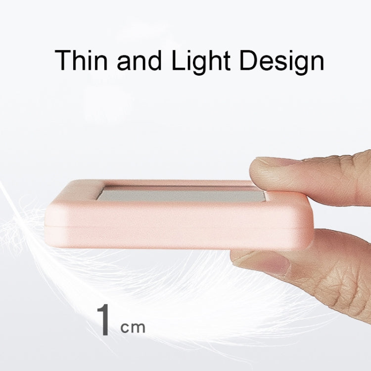 YD005 Mini Light and Thin LCD Screen Temperature/Humidity Meter Electronic Clock, White, Red, Green, Blue, Black