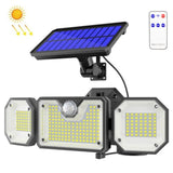 Solar Human Body Sensor Light LED Outdoor Waterproof Garden Light, Style:, Split 226LED