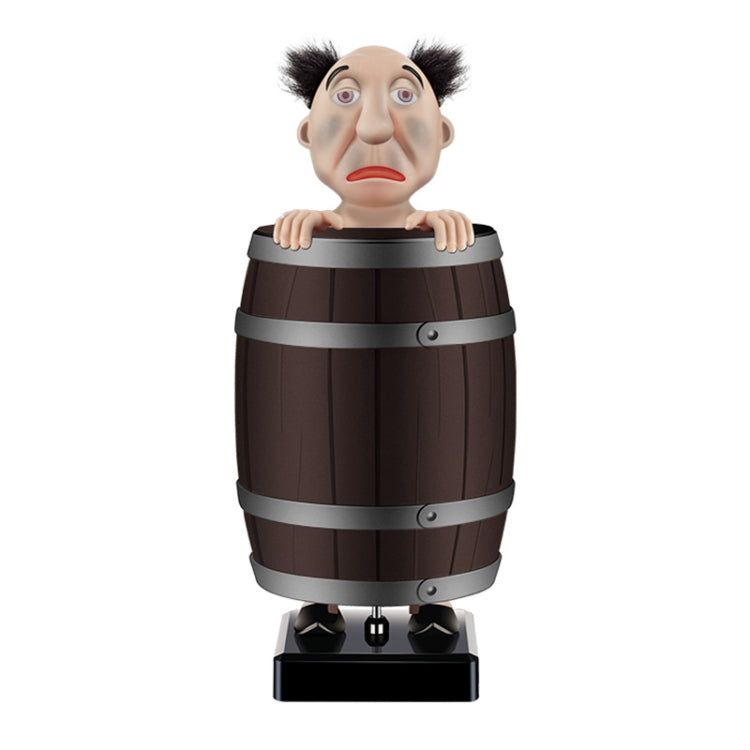 Wooden Barrels Automatic Ejection Cigarette Cases Spoof Toys, Strange Uncle, Santa Claus Strange Uncle
