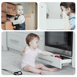 10 PCS Child Safety Lock Baby Anti-pinch Hand Protection Lock, Right Angle