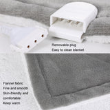 152x127cm Flannel 3-Speed Temperature Adjustable Heating Blanket, 152x127cm US Plug, 152x127cm EU Plug