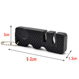 4 PCS Outdoor Knife Sharpener Speeder Mini Knife Sharpener, 4 PCS Black