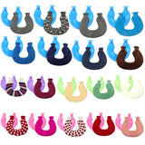 U-shaped PVC Hot Compress Shoulder And Neck Explosion-proof Water Injection Hot Water Bag, Blue + Gray Crystal, Blue + Navy Crystal, Blue + Green Snowflake Knitted, Blue + Gray Knitted, Blue + Cyan Knitted, Blue Light Cyan Knitted                      ...