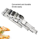 Stainless Steel Retractable Multipurpose Pizza Knife, Style:, 3 Wheeles, 4 Wheels, 5 Wheels, 6 Wheels, 7 Wheels, Two Headed 7 Wheels