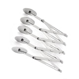 Stainless Steel Retractable Multipurpose Pizza Knife, Style:, 3 Wheeles, 4 Wheels, 5 Wheels, 6 Wheels, 7 Wheels, Two Headed 7 Wheels