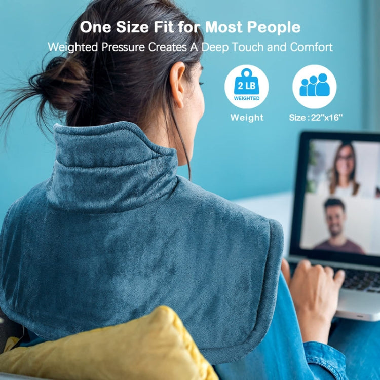 Electric Heated Thermal Shawl On The Back And The Neck, UK Plug (Creamy-white), EU Plug (Creamy-white), US Plug (Creamy-white), AU Plug (Creamy-white), UK Plug (Dark Gray), EU Plug (Dark Gray), AU Plug (Dark Gray)