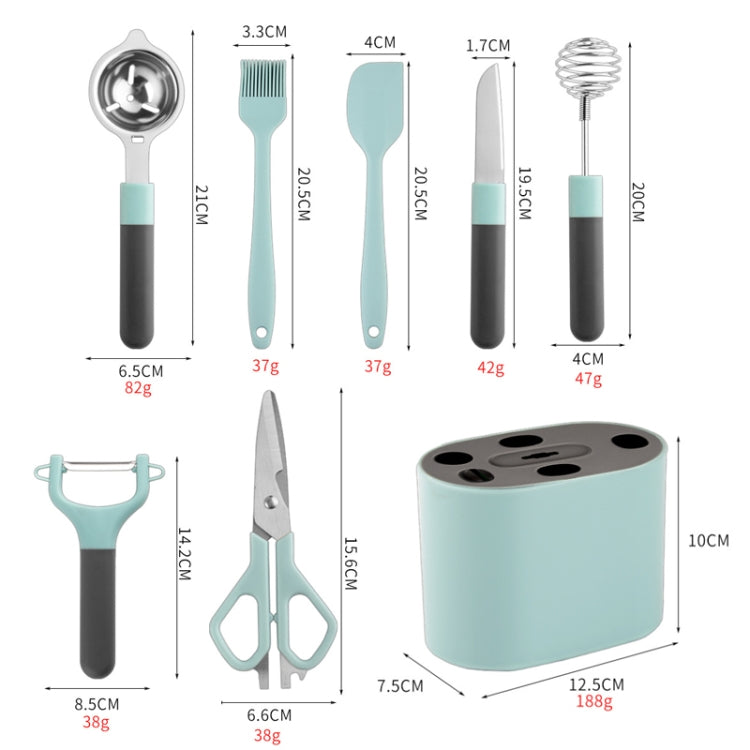 Stainless Steel Peeler Kitchen Gadgets Set With Storage Holder, 5 PCS / Set, 6 PCS / Set, 8 PCS / Set