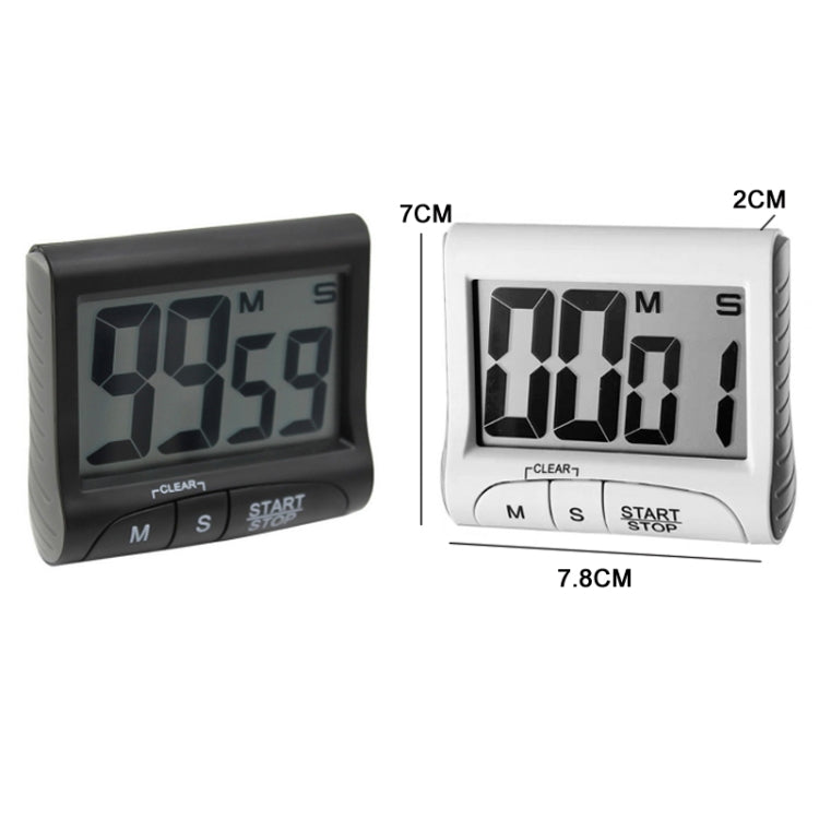 Kitchen Reminder Learning Positive Timer With Switch, Black, White