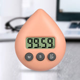 Water Drop Electronic Timer Student Learning Reminder, White, Black, Orange, Green, Blue, Light Pink, Yellow Green, Light Green Orange
