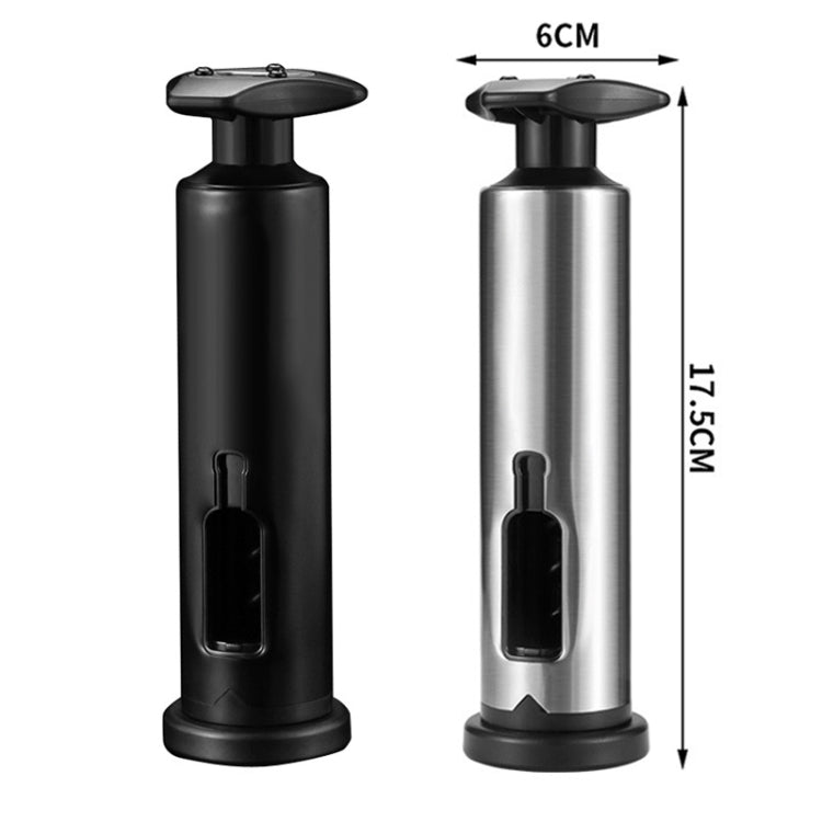Kitchen Stainless Steel Wine Bottle Opener Household Tools, True Color, Black