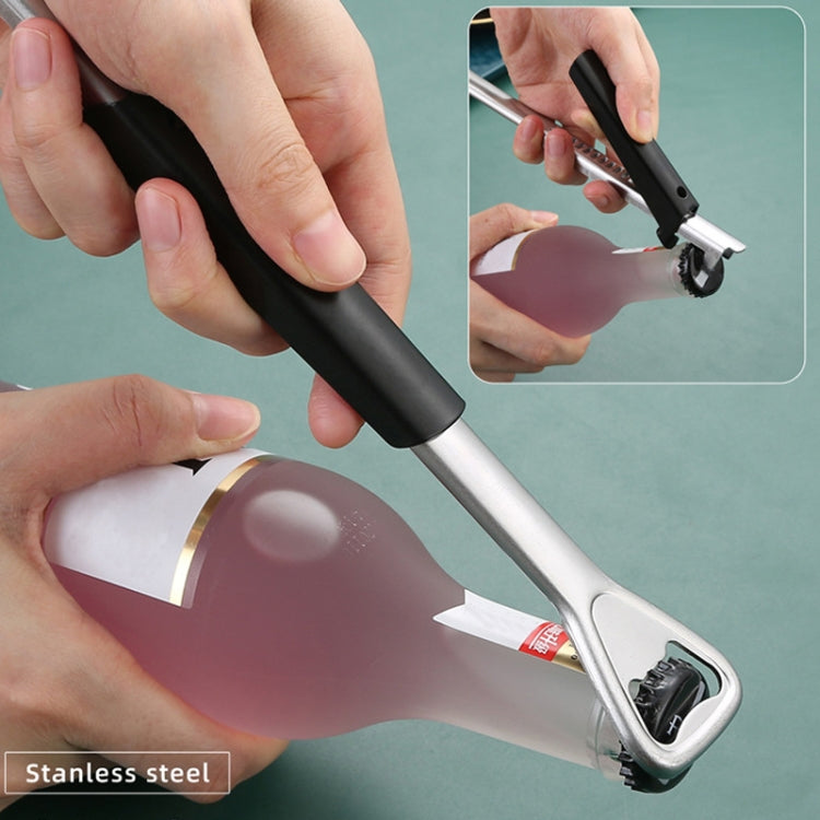 2 PCS 2 in 1 Retractable Can Opener Beer Bottle Opener, Retractable Can Opener