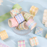 Small Fresh Lattice Salt Series Hand Account Tape Set, 60 Rolls 1.5cm x 2m, 30 Rolls 3cm x 2m