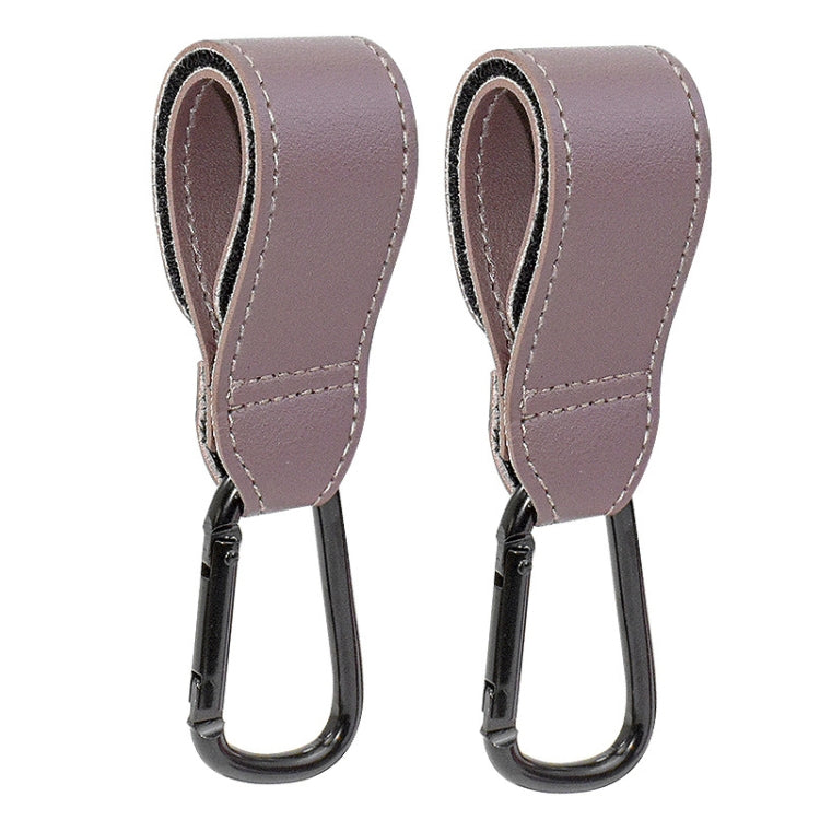 2 PCS Simple Multifunctional Electric Vehicle Bicycle Aluminum Alloy Climbing Buckle, Royal Blue, Black, Brown, Coffee, Light Purple, Grey Light Purple TBD0602882901E