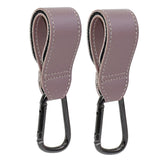 2 PCS Simple Multifunctional Electric Vehicle Bicycle Aluminum Alloy Climbing Buckle, Royal Blue, Black, Brown, Coffee, Light Purple, Grey Light Purple TBD0602882901E