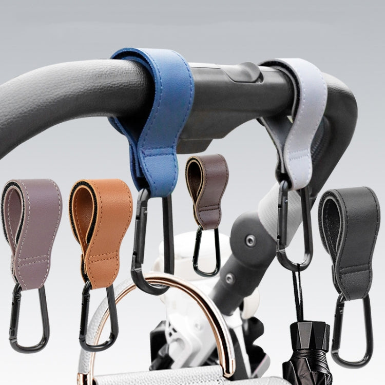 2 PCS Simple Multifunctional Electric Vehicle Bicycle Aluminum Alloy Climbing Buckle, Royal Blue, Black, Brown, Coffee, Light Purple, Grey