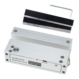 Top And Bottom Frameless Glass Door Aluminum Alloy Electric Mortise Lock, Left, Right