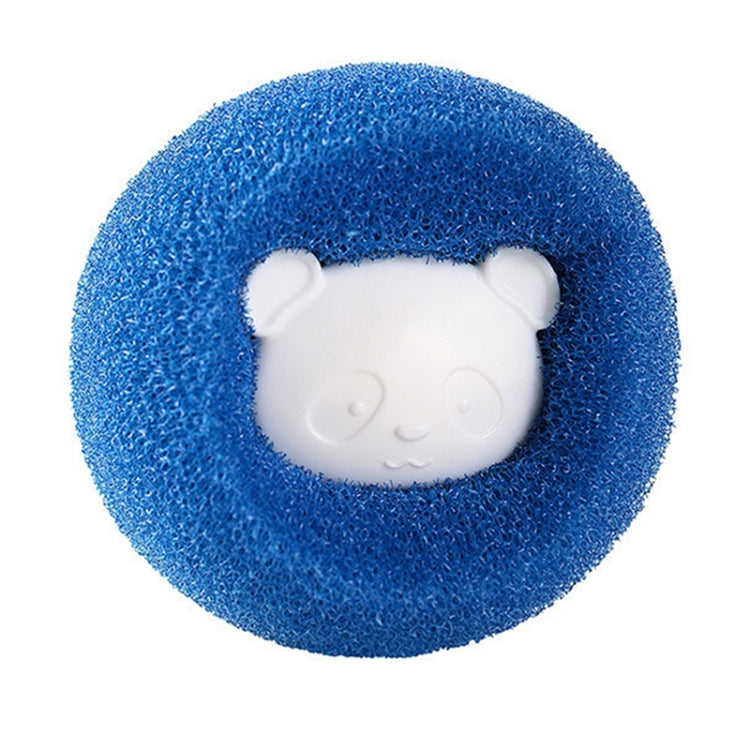 Washing Machine Laundry Ball Decontamination Hair Removal Anti-winding Cleaning Ball, Bear Blue, Bear Orange Bear Blue Blue