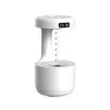 W1 LED Smart Display Anti-Gravity Water Drop Humidifier, W1 W1 White