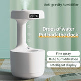 W1 LED Smart Display Anti-Gravity Water Drop Humidifier, W1