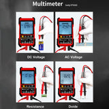 Rechargeable Adjustable Network Cable Tester Wire Tracker POE Cable Tester, ET618 (Red), ET616 (Red)
