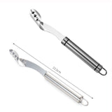 10 PCS Stainless Steel Pepper Seed Decator Fruit Kernel Knife, Round Handle, Diplonema Handle