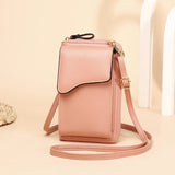 Shoulder Crossbody Bag Large Capacity Ladies Long Purse Mobile Phone Bag, Style 3 Yellow, Style 3 Red, Style 3 Pink