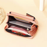 Shoulder Crossbody Bag Large Capacity Ladies Long Purse Mobile Phone Bag, Style 3 Yellow, Style 3 Red, Style 3 Pink
