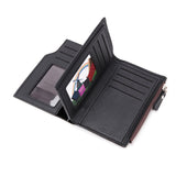 BEEDOVR 9902 Men Short Wallet Multi-card Zipper ID Bag, BEEDOVR 9902 Black, BEEDOVR 9902 Brown