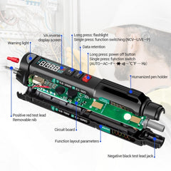 ANENG Multifunction Intelligent Measurement High Precision Multimeter, Model:, A3007, A3008, A3007 With Accessories, A3008 With Accessories - Zen Craft