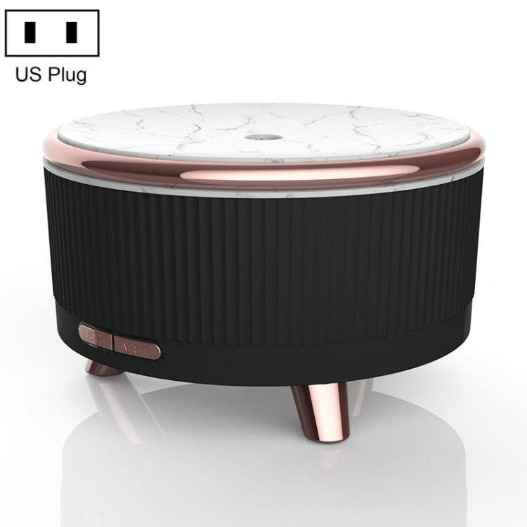 Ultrasonic Aromatherapy Diffuser Humidifier Essential Oil Diffuser, US Plug, EU Plug, UK Plug, AU Plug US Plug Advanced Black