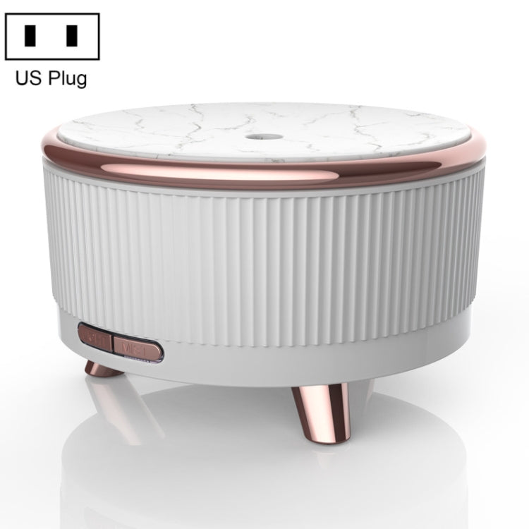 Ultrasonic Aromatherapy Diffuser Humidifier Essential Oil Diffuser, US Plug, EU Plug, UK Plug, AU Plug US Plug White Moon